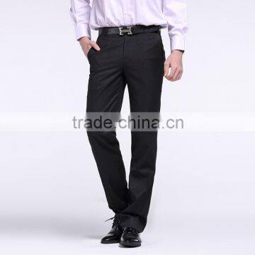 Brand business men dress trousers wash and wear finish is men's suit pants work pant