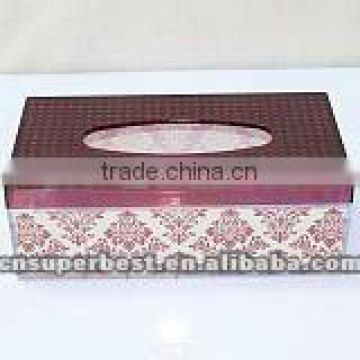 rectangular acrylic tissue box with elegant style