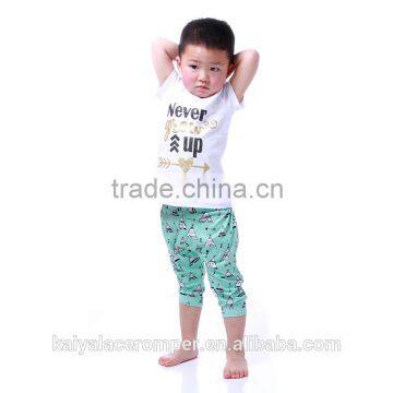 2016 baby boys never give up outfits set ,baby boy clothing