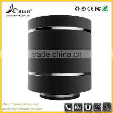 Wholesale Party Silver Bluetooth 2.1 Adin 10w Vibrating Mini Speaker photo-6