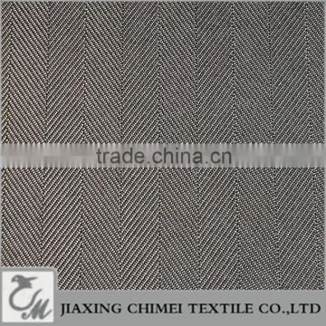 Jacquard heringbone polyester fabric