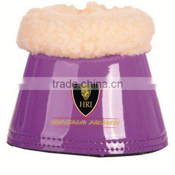 Color Neoprene With Sheepskin Horse Bell Boots/ Neoprene Horse Over Reach Boots / Neoprene Colors Bell Boots/over Reach Boots photo-3