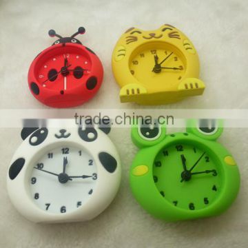 special 3Dcute silicone table clocks pocket alarm clocks for students