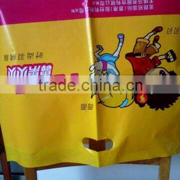 Fashion style logo print durable plastic bag for clothing factory wholesales