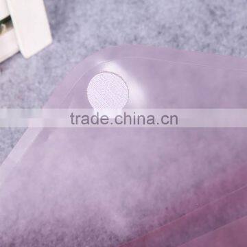 Custom Color a3 a4 a5 Business Magic Button Plastic File Folder Clear Plastic Document Folder pp Document Bag photo-2