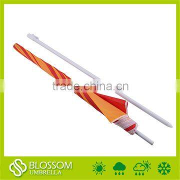 High Quality 34inches Big Windproof Polyester Outdoor Beach Umbrella