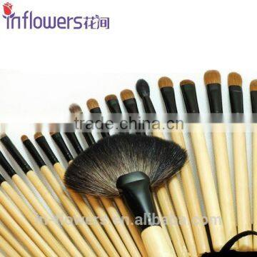 Wooden handle eco-friendly Professional makeup brush set