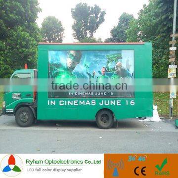 P4 3mx4m 3G GPS video truck led advertising display board