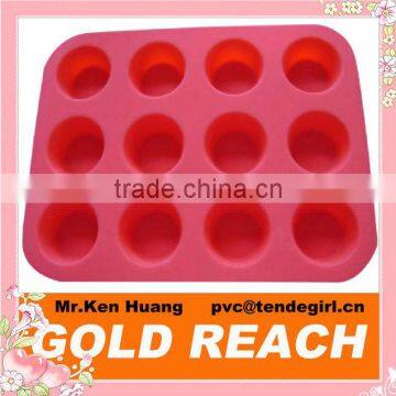 New Design 12 Cups Novelty Silicone Cake Model