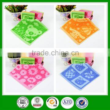 25x25cm 25g cartoon baby cotton towels handkerchiefs