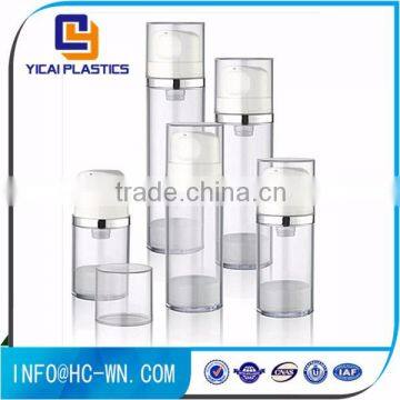 cosmetic AS airless bottle,100ML transparent airless bottle