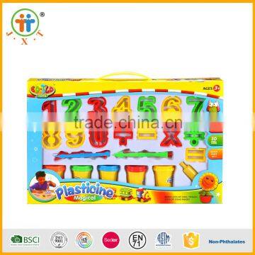 High quality Christmas gift toy soft non toxic modeling clay multiple model play dough
