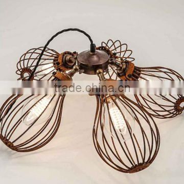 Hot Sales with Metal Rusted Vintage Pendant Lamp