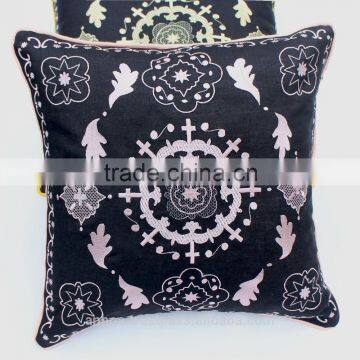 Lastest Suzani embroidery design cushion cover