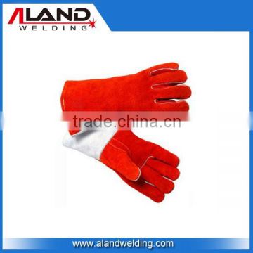 WG0328 Rust Orange Leather Gloves