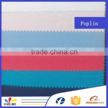 China supply offer high quality stretch dyed cotton poplin fabric