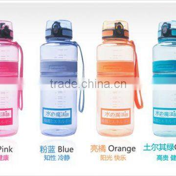 1.5L food grade bottle volume plastic tea bottle for daily use