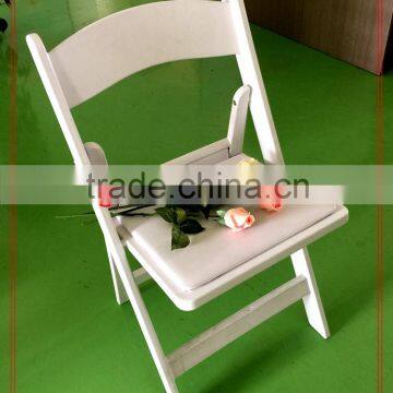 Cheap White Color PP Resin Wedding Plastic Folding Chair