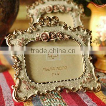 European rural rose resin 6 inch creative picture frame