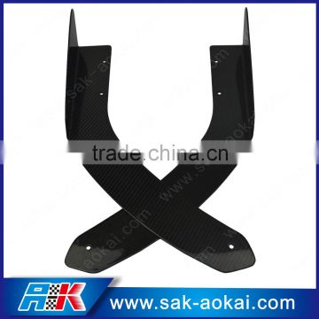 Canard Wing C style carbon fiber lip splitter fit to all cars