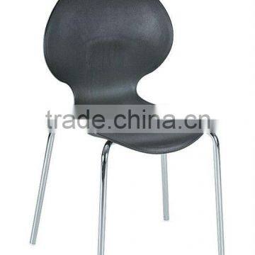 Factory Wholesale Stacking Fast Food Plastic Dining Chairs 1018 photo-6