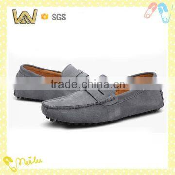 men leather casual loafer shoes