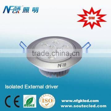 9W Commercial LED Spotlights/LED Down Light 9W