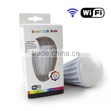 7W E26 E27 RGBW Multicolor WiFi LED Light Bulb