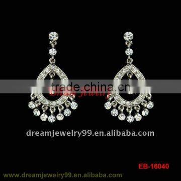 Hot rhinestone earrings fashion earring designs new model