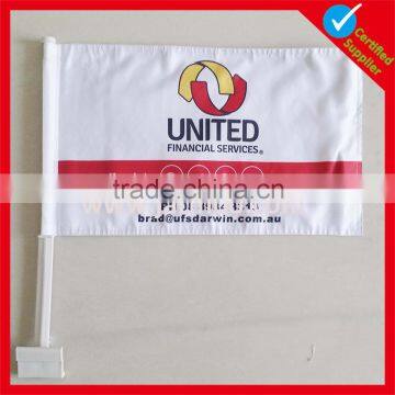 double sided hanging car window flag