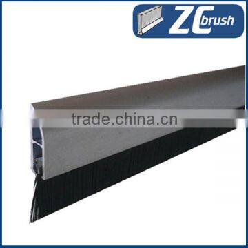 Aluminium holder door bottom brush