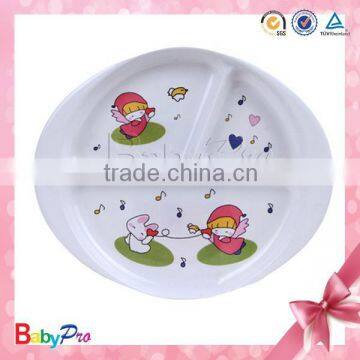 New Product Hot Sale Cartoon Plastic Plates and Dishes Baby Dinnerware photo-3