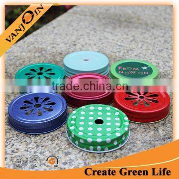 70mm Print Metal Cap for Mason Jar photo-4