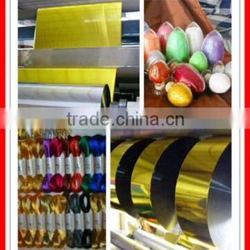 metallized pet film alu film metallic yarn