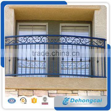 Outdoor Modern Wrought Iron Balcony Handrail Deck Railing/Metal Railings