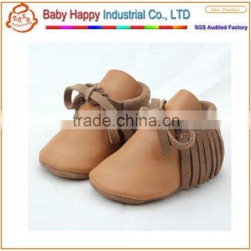 Toddler Shoes OEM Wholesale Genuine Leather Baby Moccasins Footwaear Kids