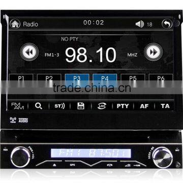Winmark 7 Inch 1 Din Car Navi DVD Player Stereo With Motorized Retractable Monitor GPS Bluetooth Radio Mirror-Link Universal photo-4