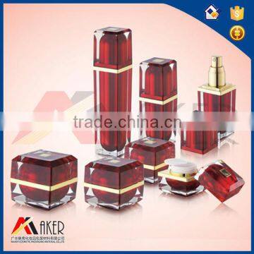 Square bottles for cosmetics, high end cosmetic bottles ,plastic jar for cosmetic