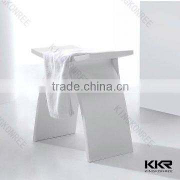 acrylic solid surface bathroom stool bath stool