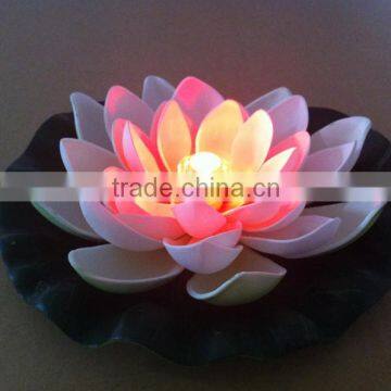 Floating Pond Decor Water Lilylyte / LED Lotus Foam Flower light