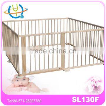 wooden playpen for baby/baby play yard with 8 sides