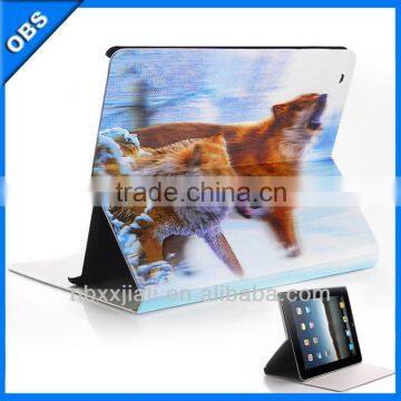 2014 new design 3D effect case with flip pattern