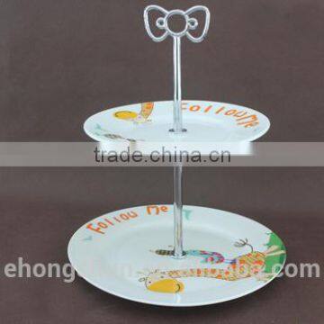 Porcelain Home Cake Stand,China Pocerlain Dinner Plate,cholocalate Cake Plate photo-4