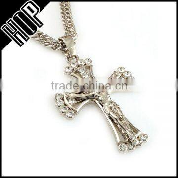 Fashion Hip Hop Cross and Jesus Necklace