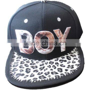 100% polyester sublimation print embroidery snapback cap fashion snapback hat