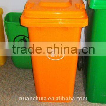 120ltr outdoor standing plastic waste bin with lids