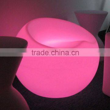 Waterproof remote color changing light up led plastic chair