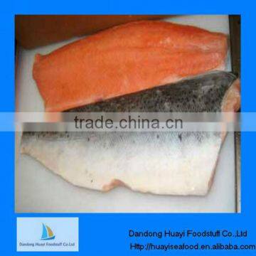 High quality new frozen chum salmon fillet