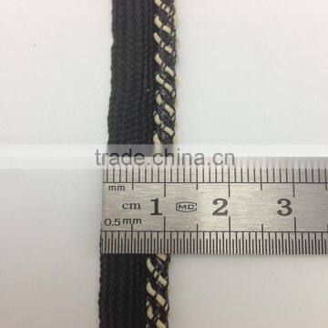 polyester clothing accessories braid bias tape/black piping cord