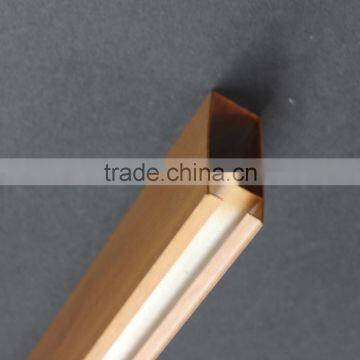 High Gloss Wood Grain Finished Suspended Metal Strip Ceiling Aluminum Square Tube Screen Ceiling Tiles photo-6